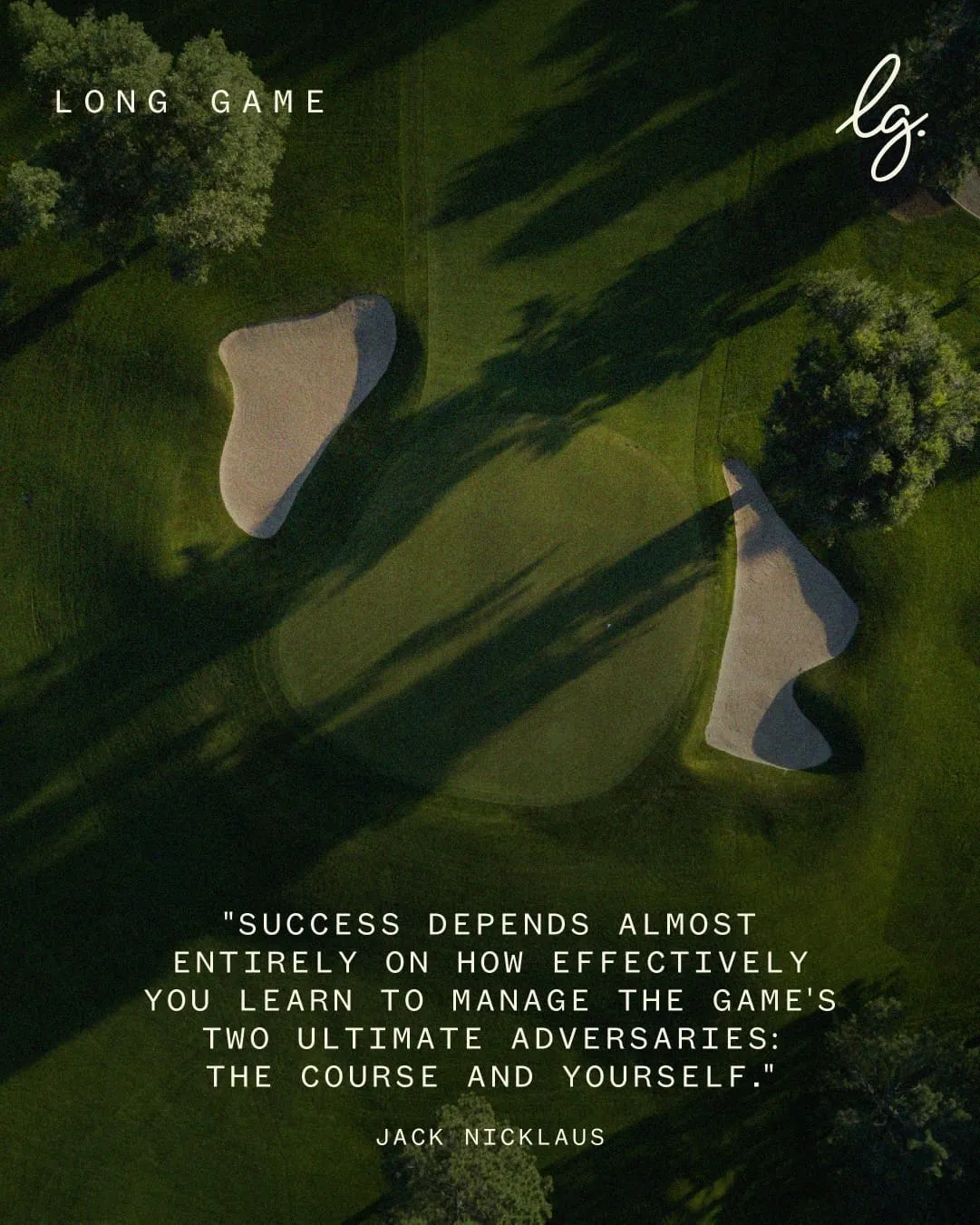 The Performance — aerial of a fairway